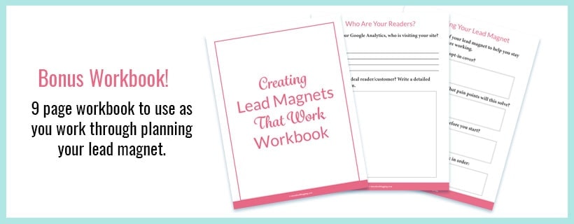 Creating lead magnets that work! Easy step by step ebook on creating opt-in products your blog readers will love.